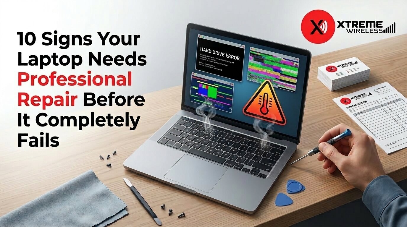 10 Signs Your Laptop Needs Repair Before It Fails, Xtreme Wireless
